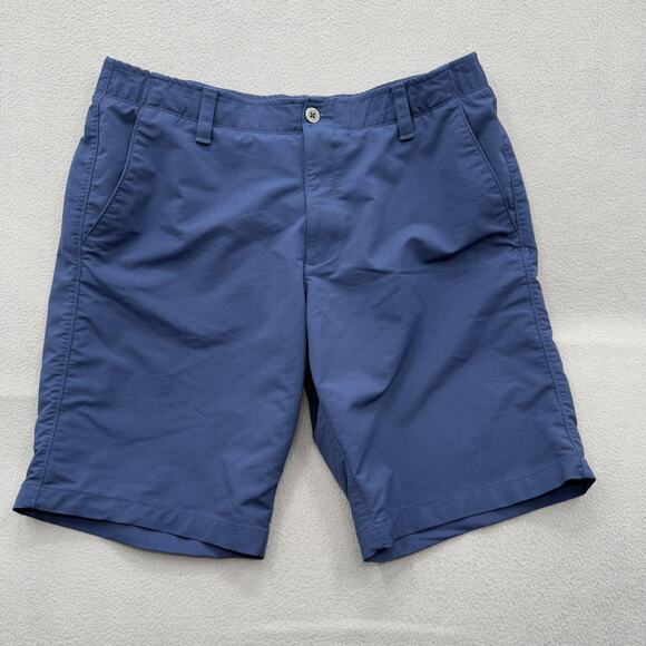 Under Armour Shorts Mens 38 Blue HeatGear Golf Performance Stretch Loose Fit - Picture 1 of 8